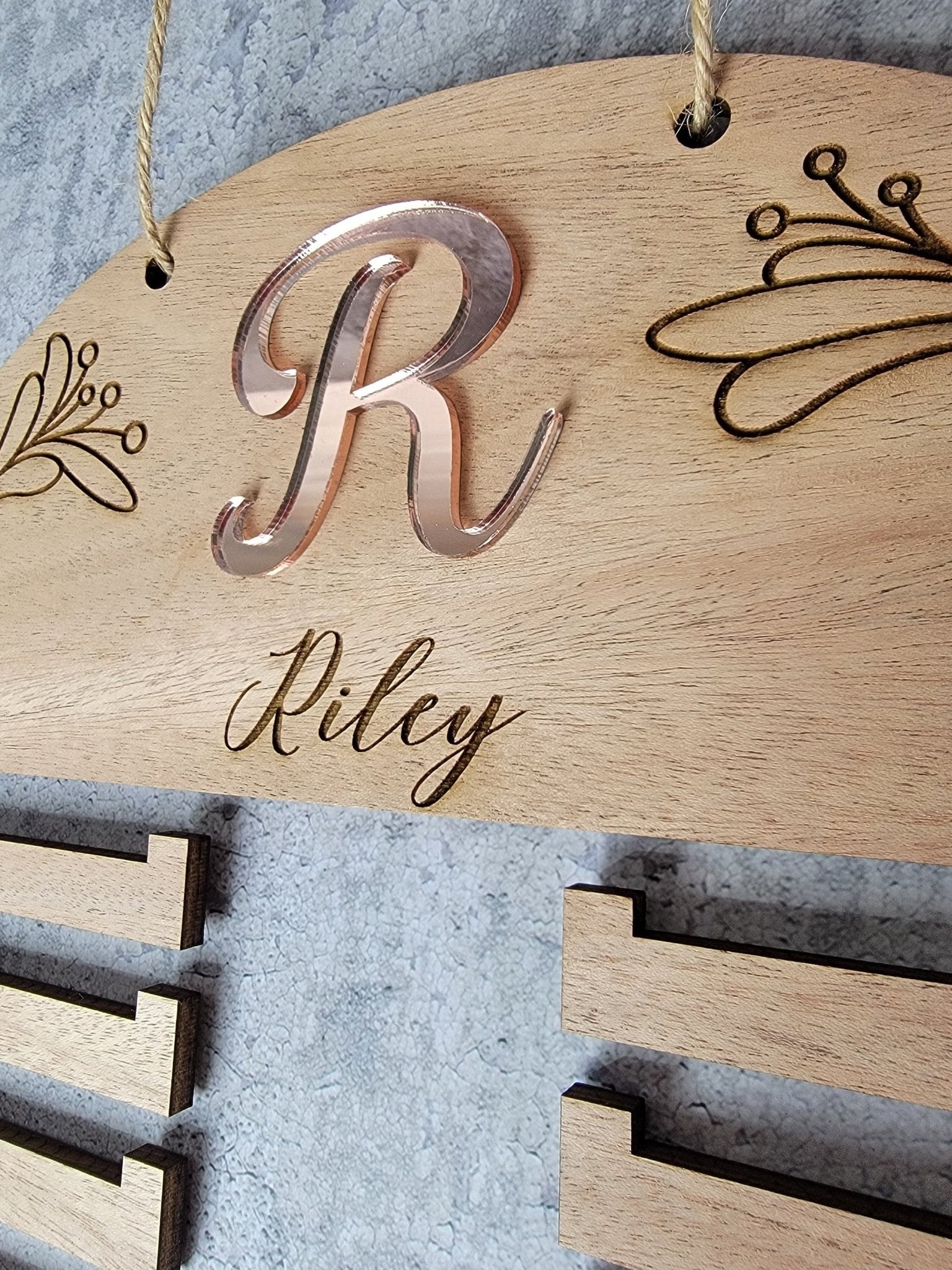 Girls Medal Display Sign