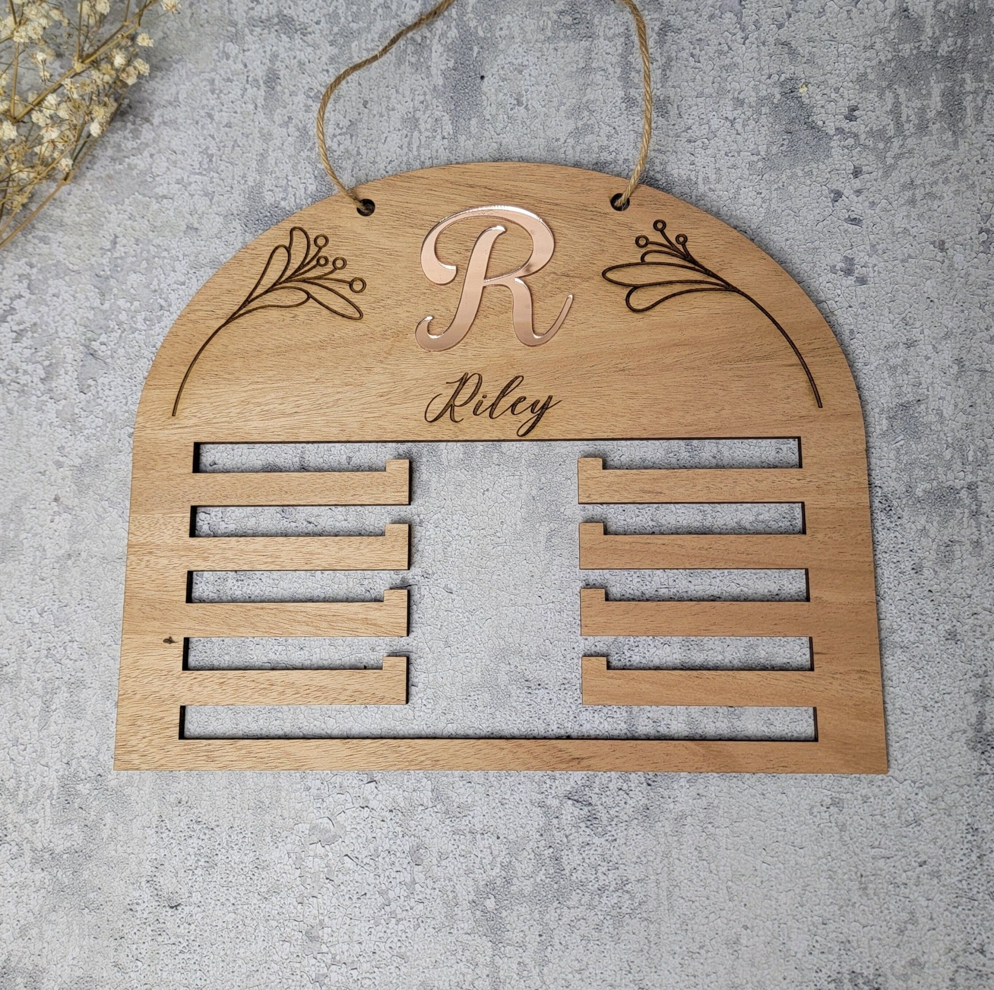 Girls Medal Display Sign