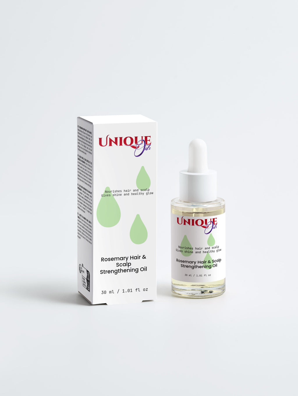 UNIQUE OILS Rosemary Hair & Scalp Strengthening Oil