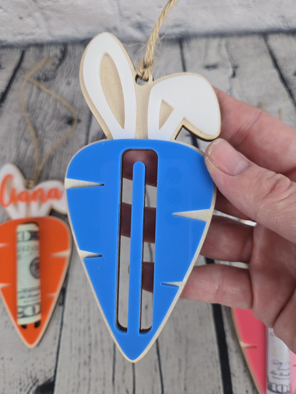Easter Carrot Money Holder