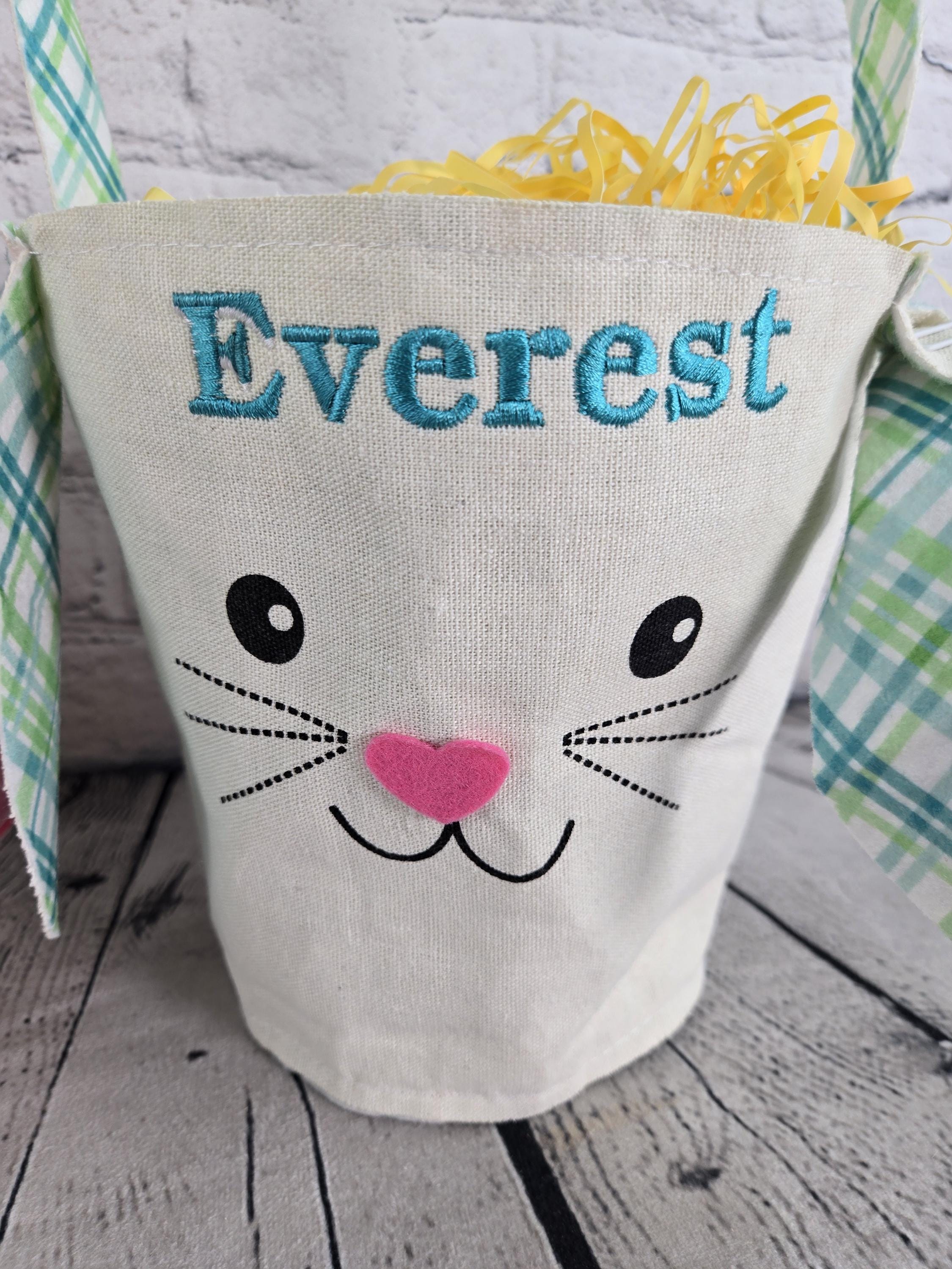 Bunny Face Personalized Easter Bag