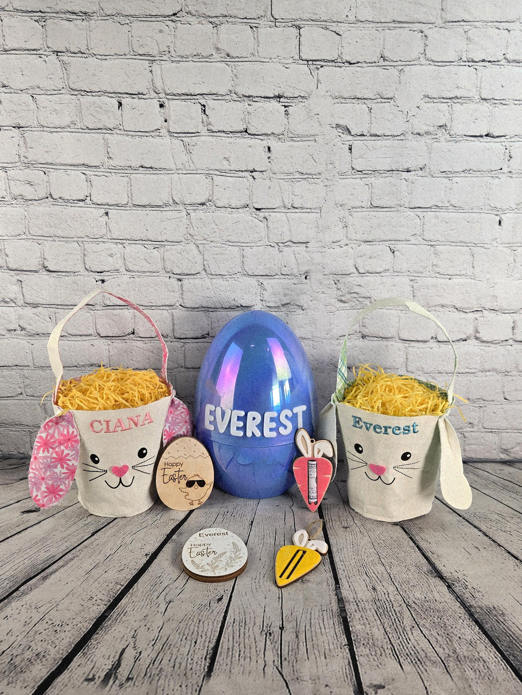 Bunny Face Personalized Easter Bag