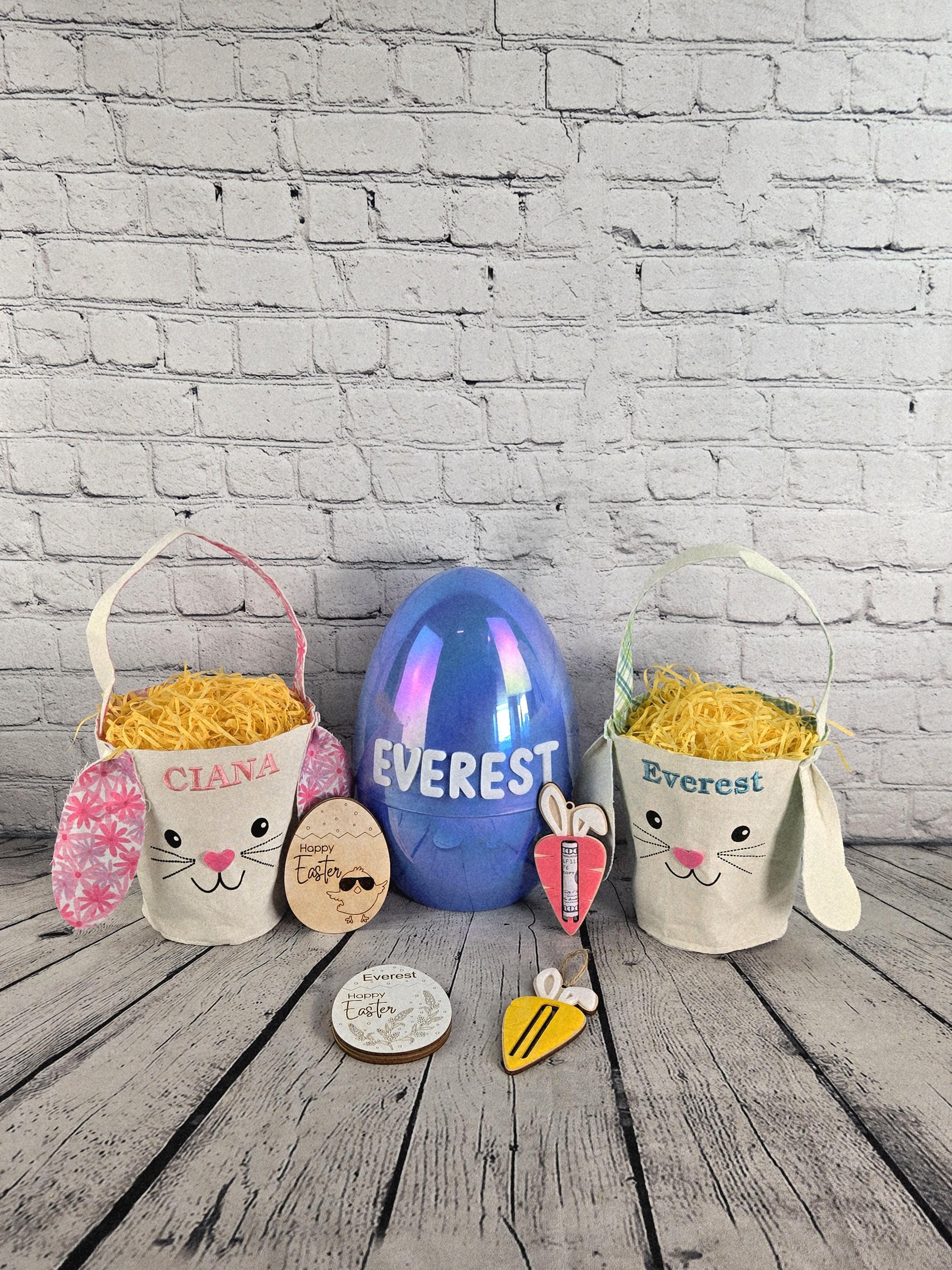 Bunny Face Personalized Easter Bag