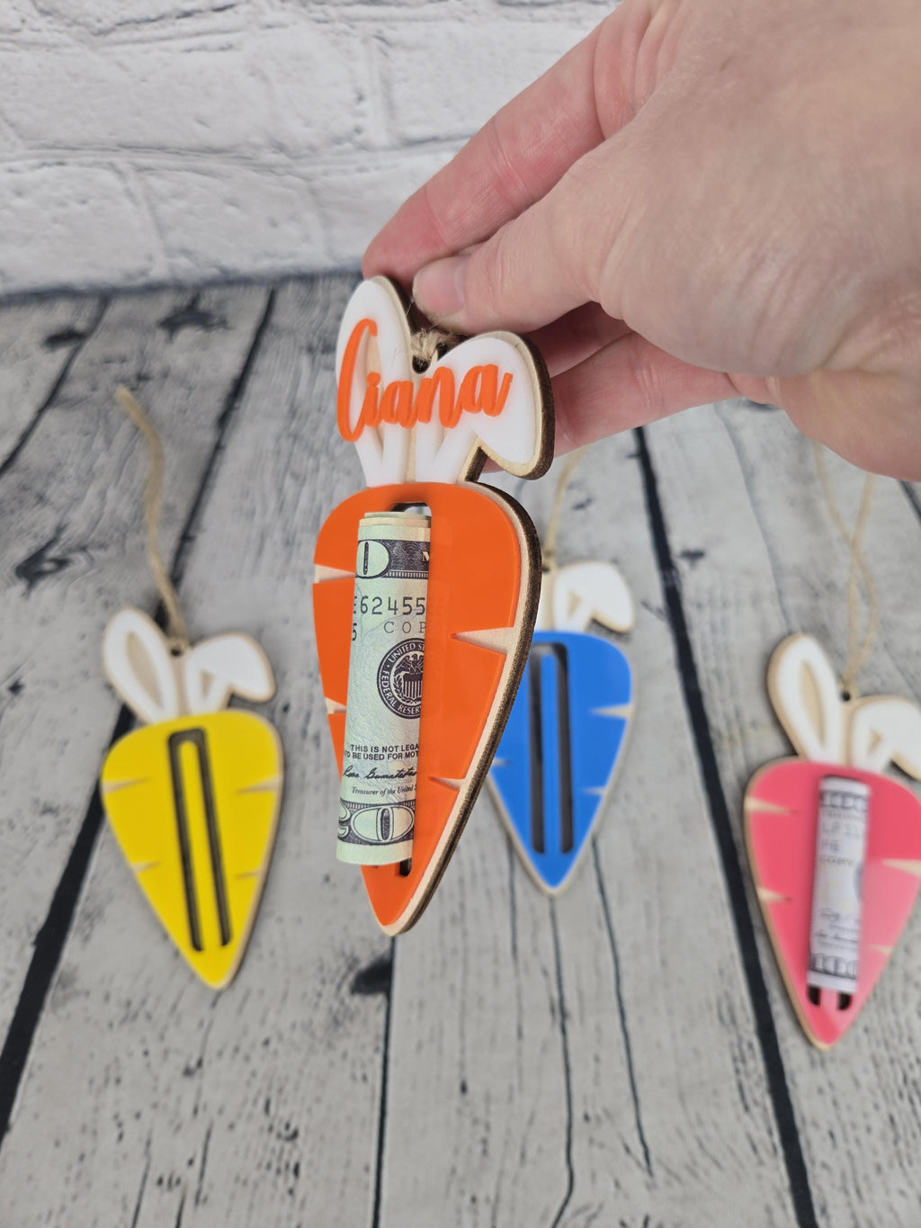 Easter Carrot Money Holder