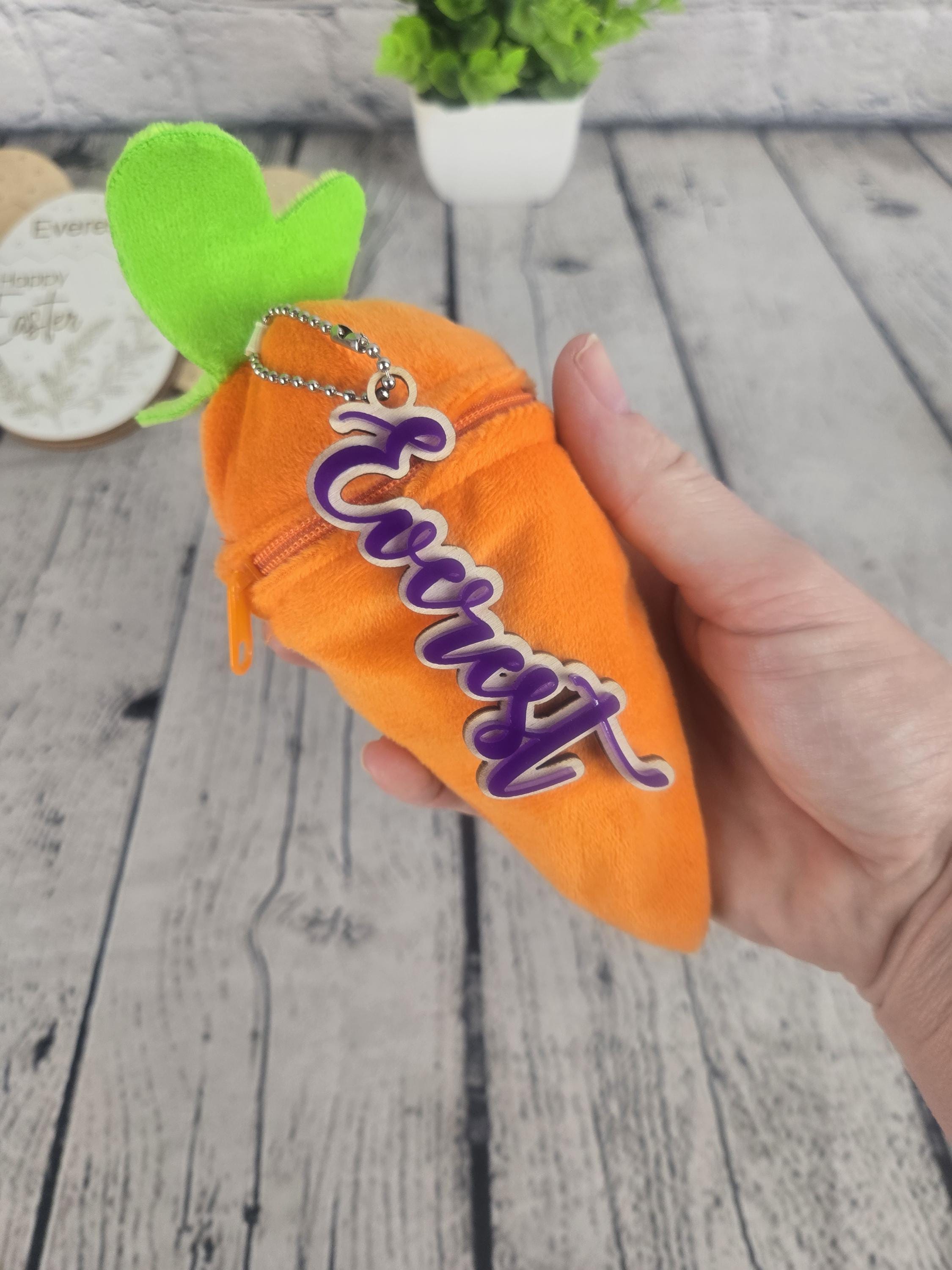 Personalized Bunny Rabbit Key Chain