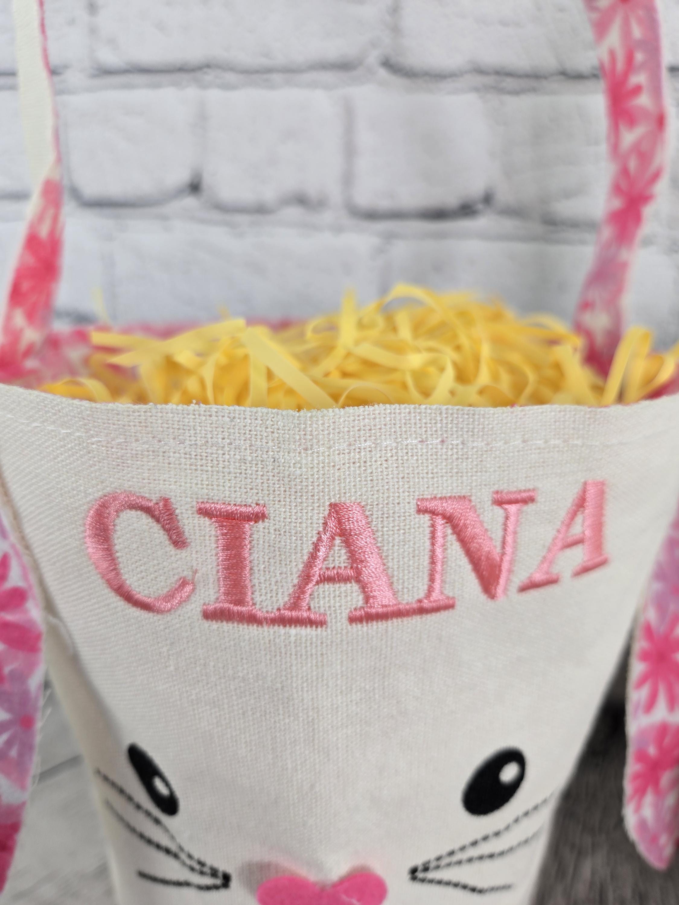 Bunny Face Personalized Easter Bag
