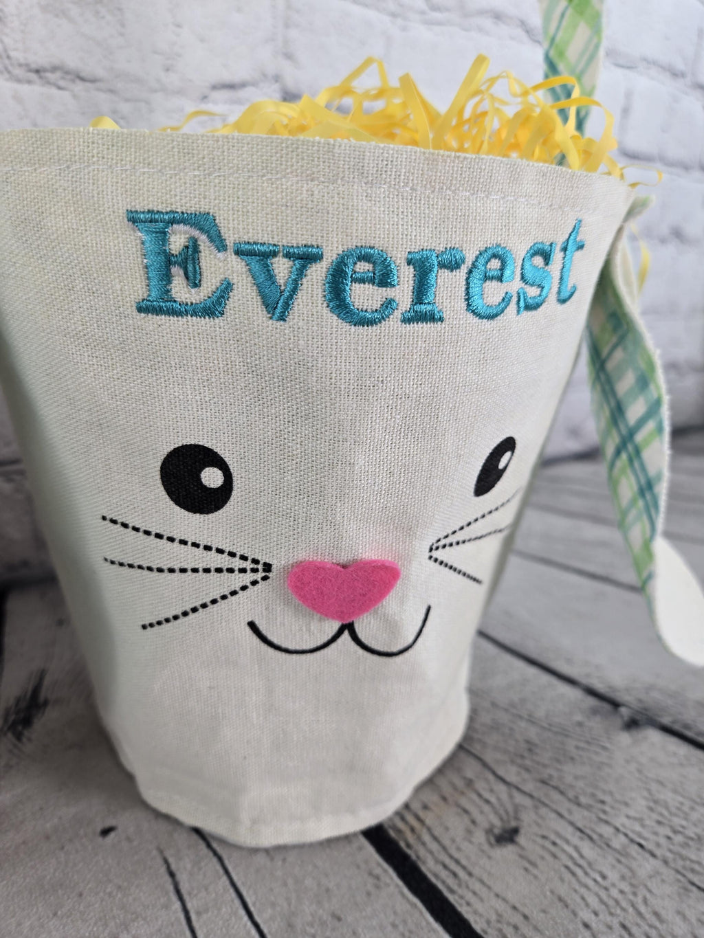 Bunny Face Personalized Easter Bag