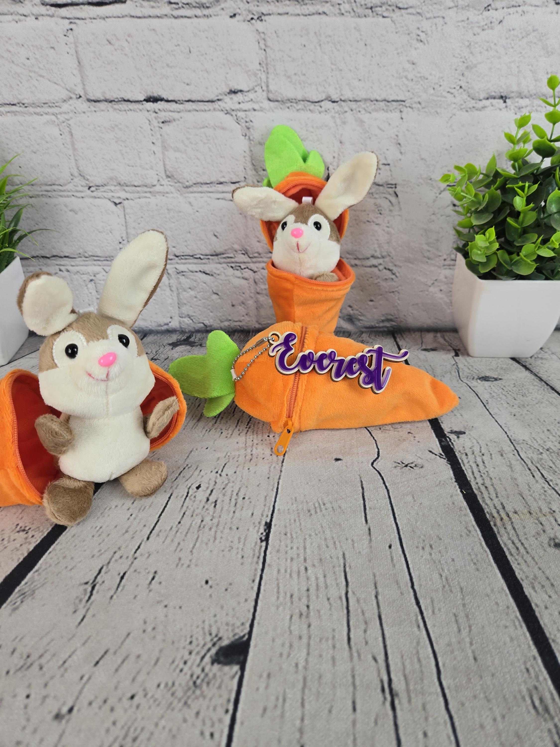 Personalized Bunny Rabbit Key Chain