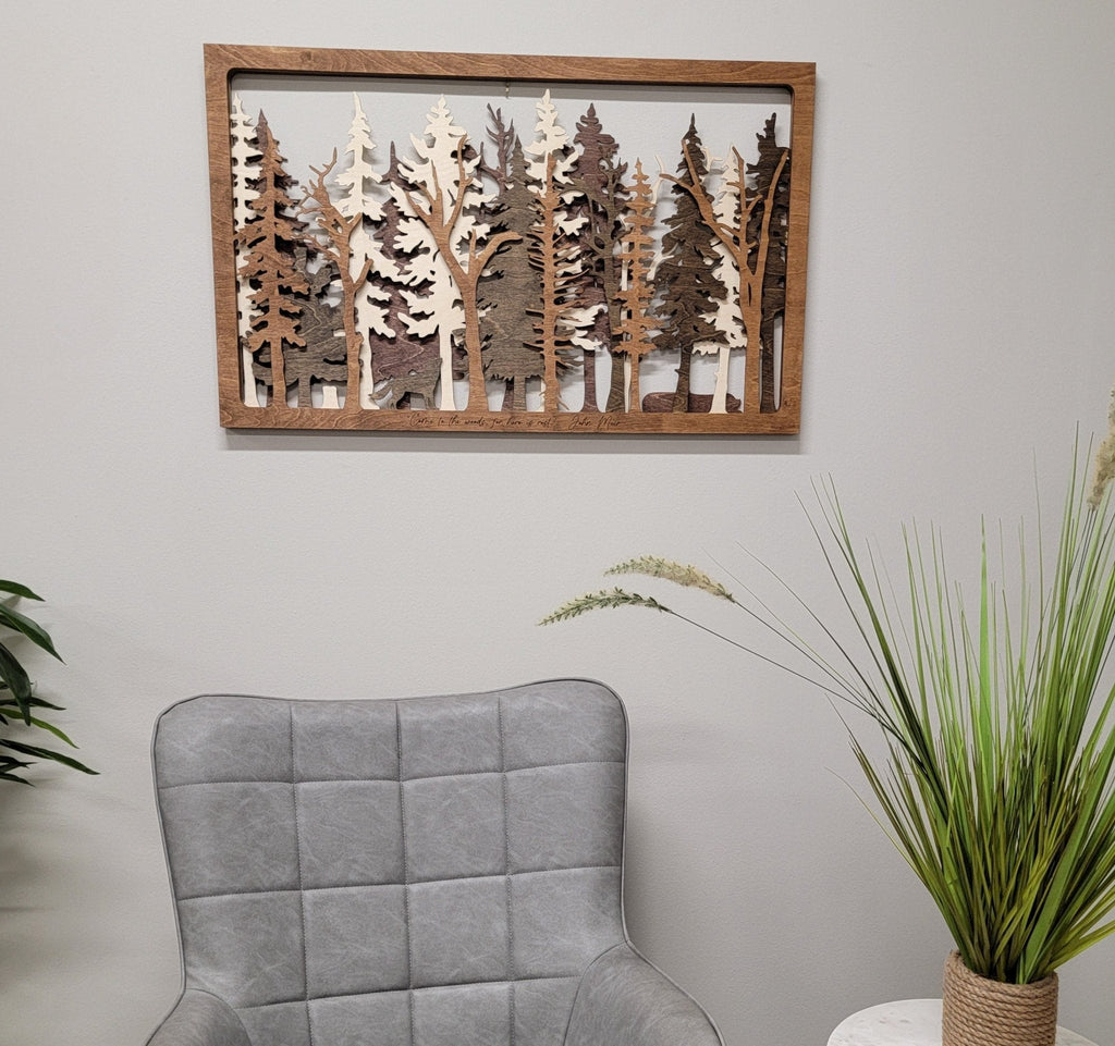 Into The Wild - 7 Layer Wall Art