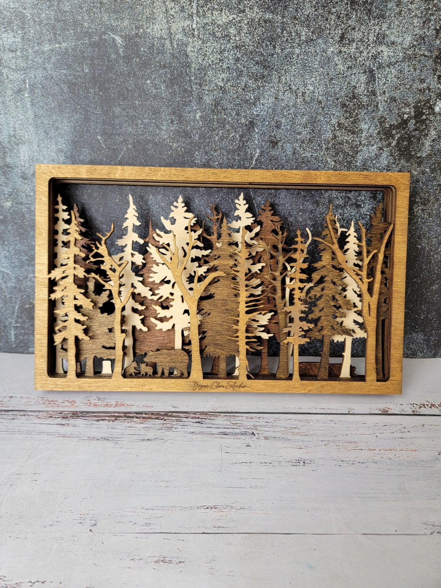 Into The Wild - 7 Layer Wall Art