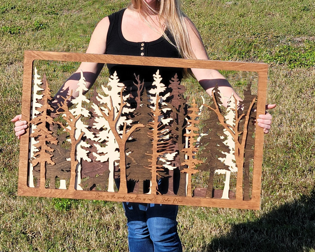 Into The Wild - 7 Layer Wall Art