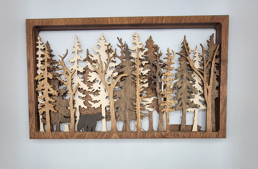 Into The Wild - 7 Layer Wall Art