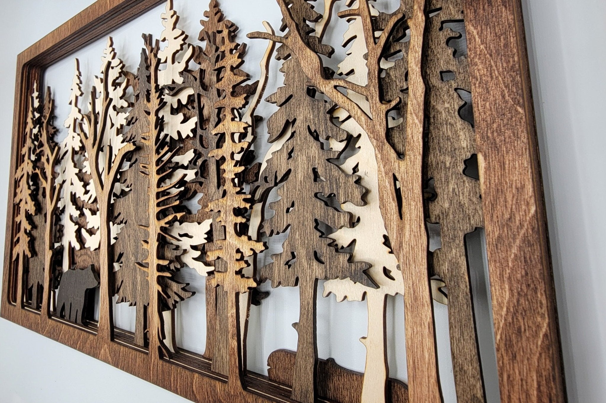 Into The Wild - 7 Layer Wall Art