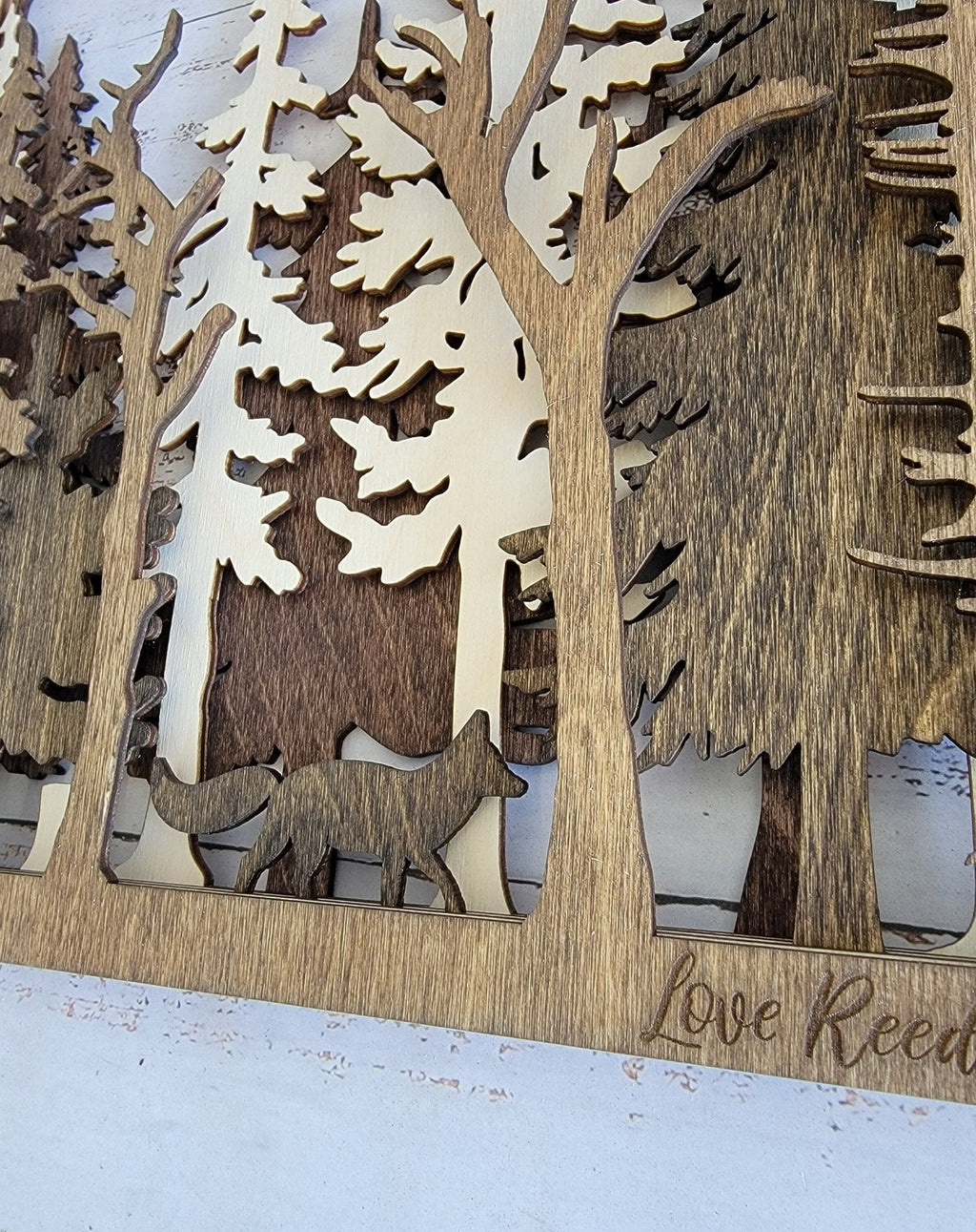 Into The Wild - 7 Layer Wall Art