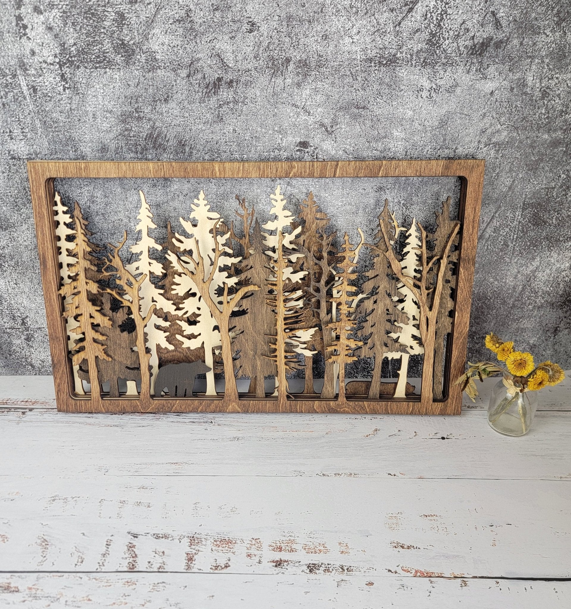 Into The Wild - 7 Layer Wall Art