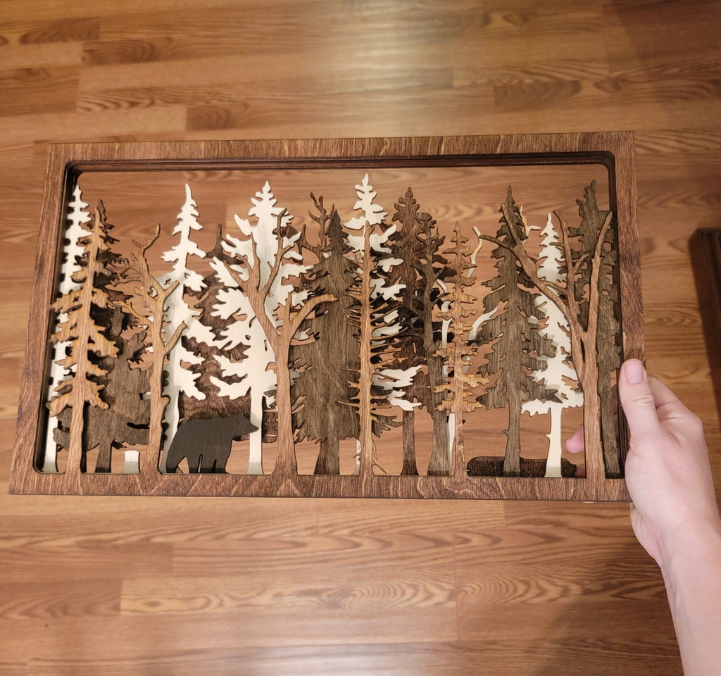 Into The Wild - 7 Layer Wall Art
