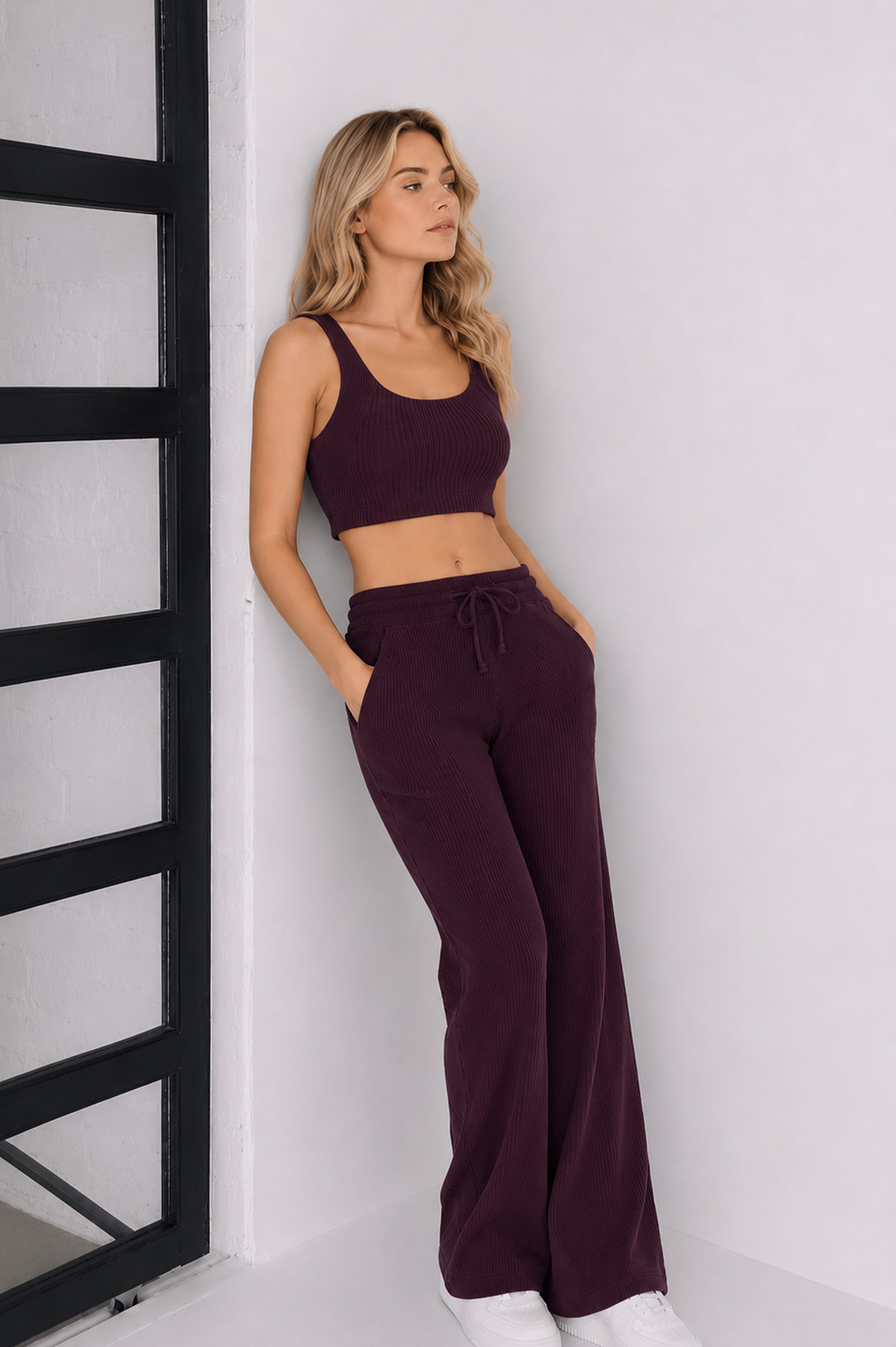 Jules Thermal Organic Cotton Sports Bra