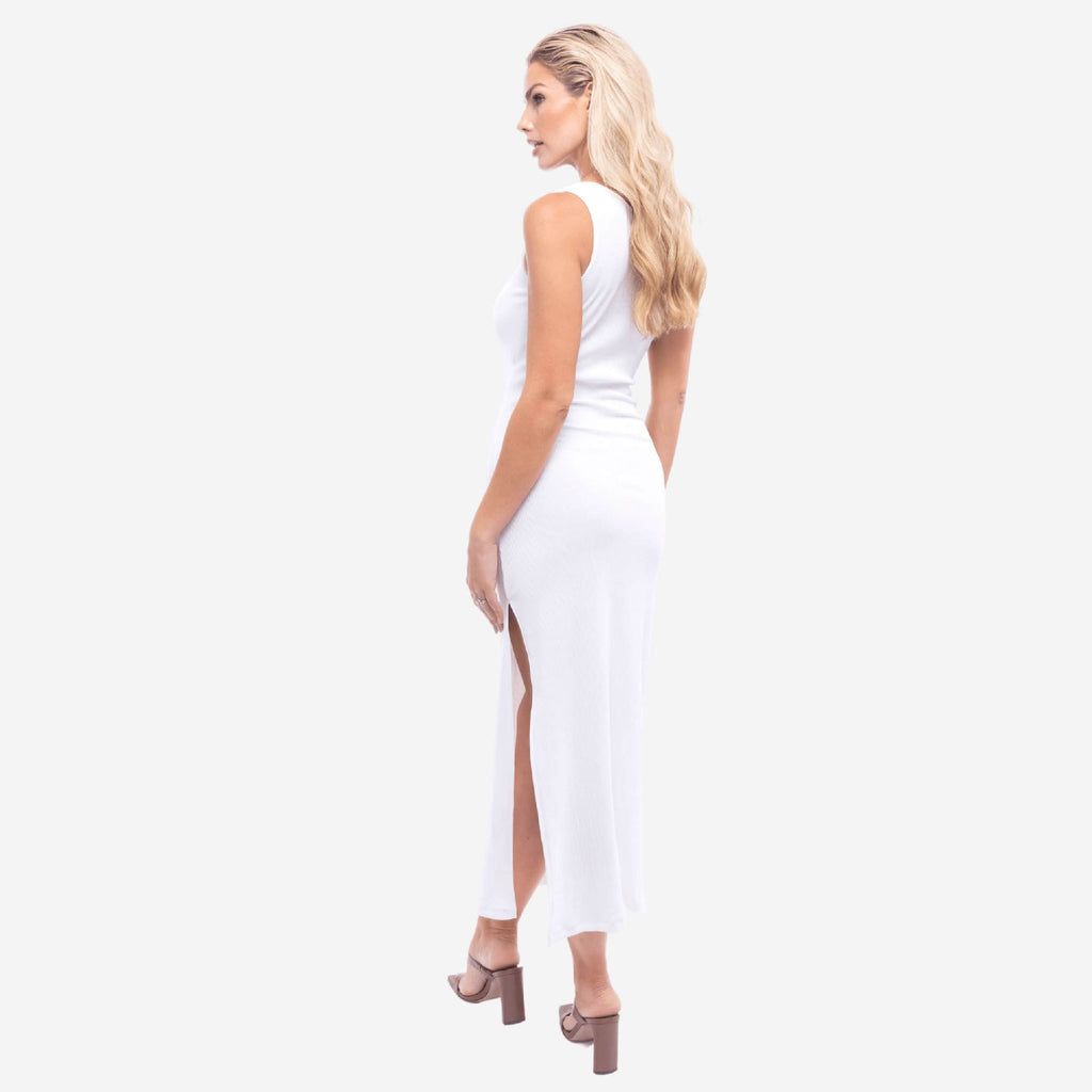 Krista Twist Dress - Ivory