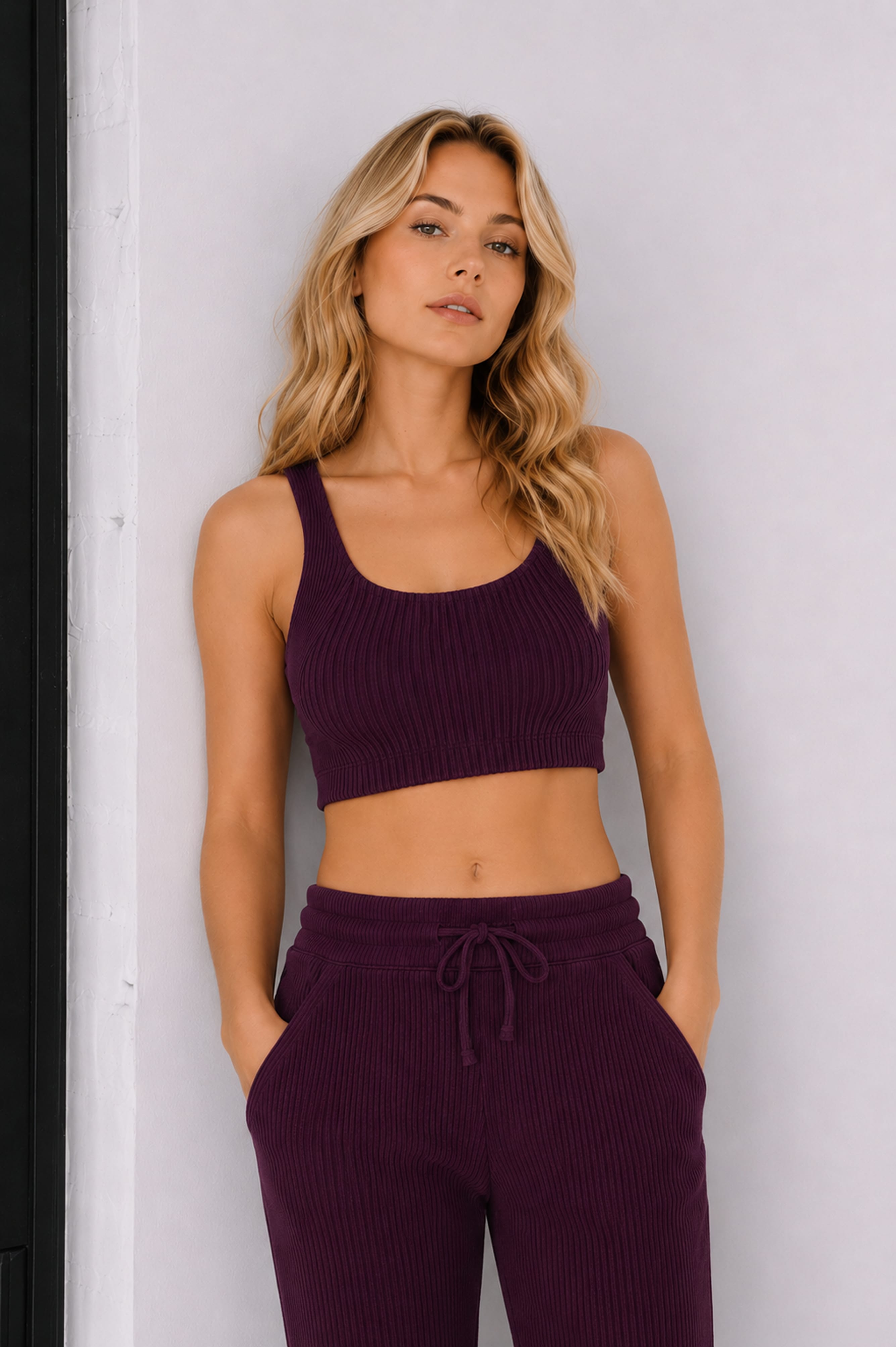 Jules Thermal Organic Cotton Sports Bra
