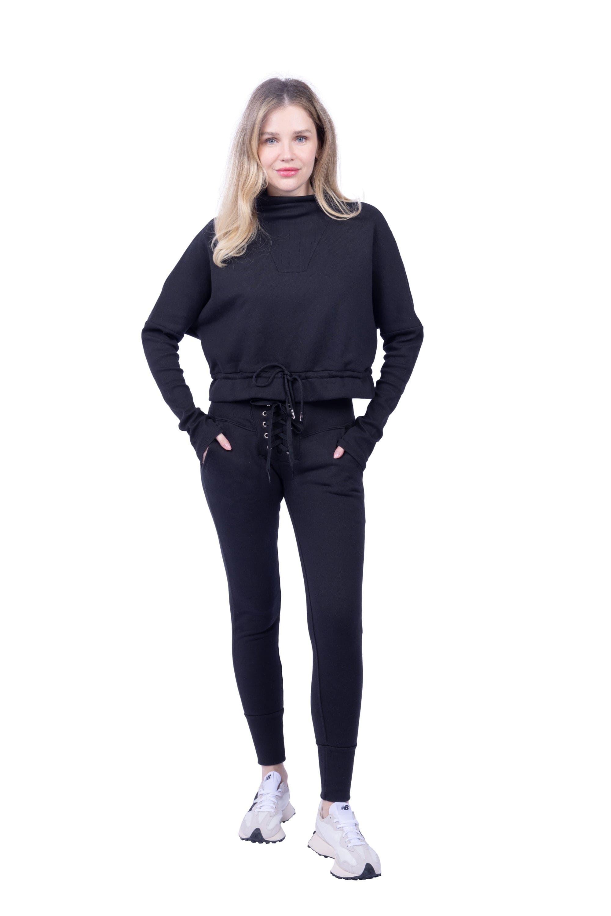 Britney Organic Cotton Roll-Neck Sweatshirt