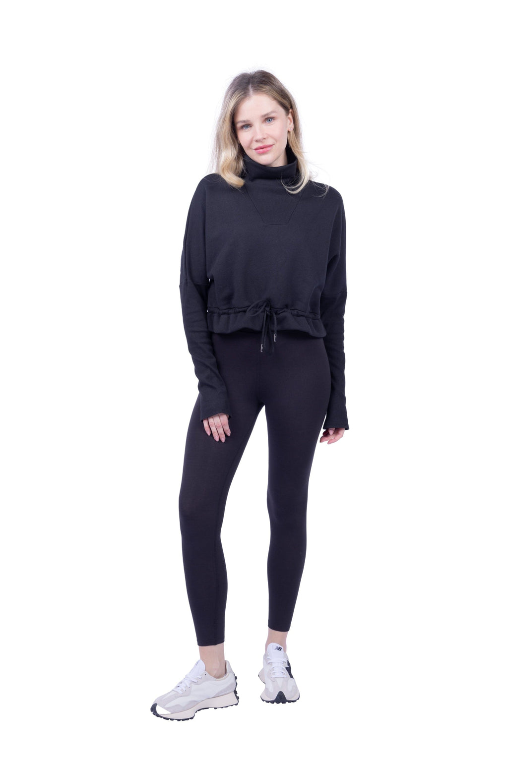 Britney Organic Cotton Roll-Neck Sweatshirt