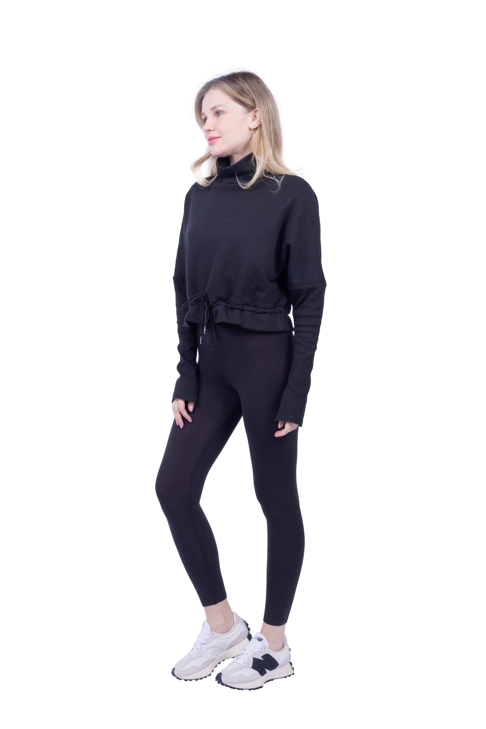 Britney Organic Cotton Roll-Neck Sweatshirt