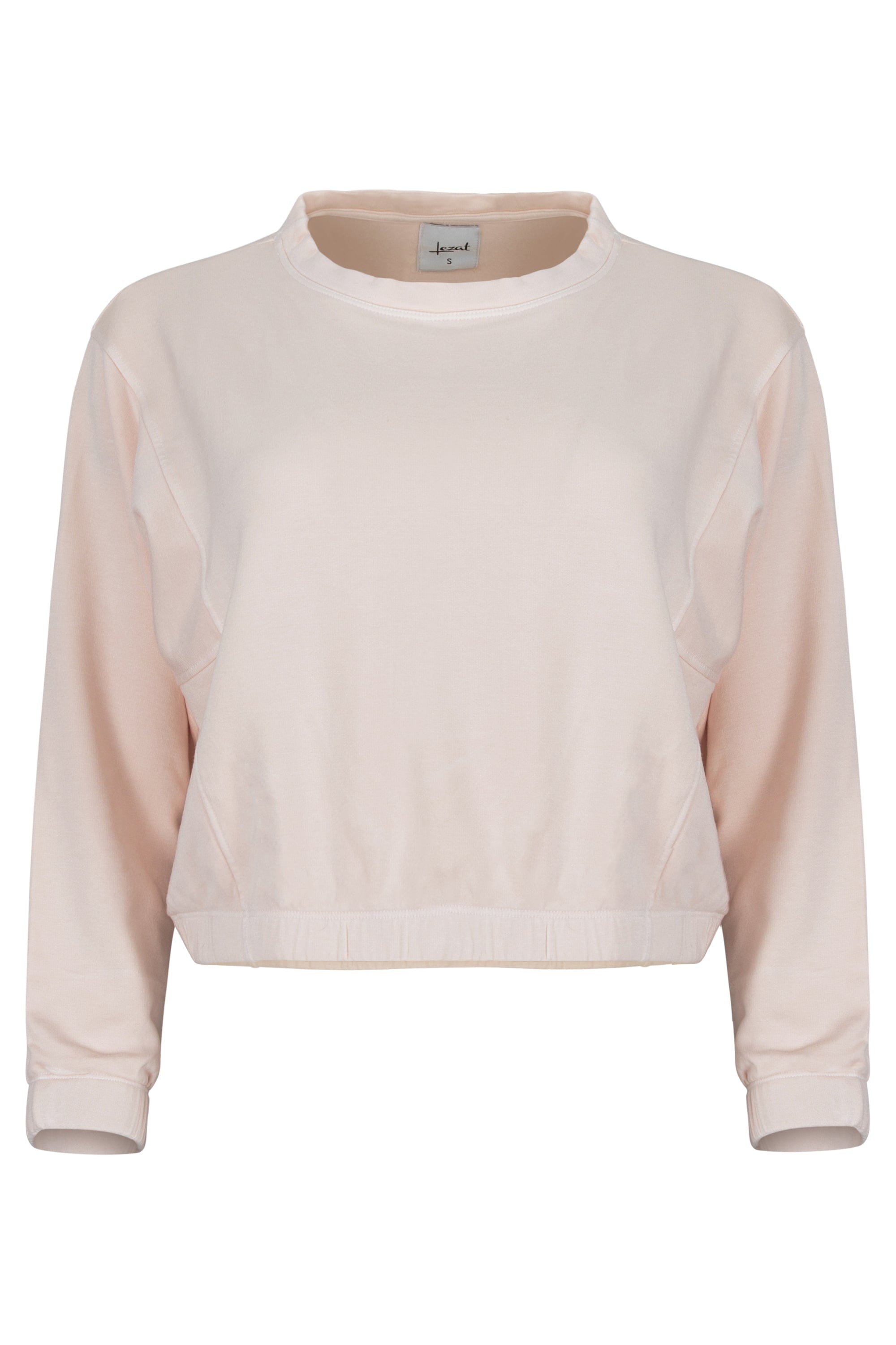 Ivy Boxy Cropped Modal Pullover - Rose Quartz
