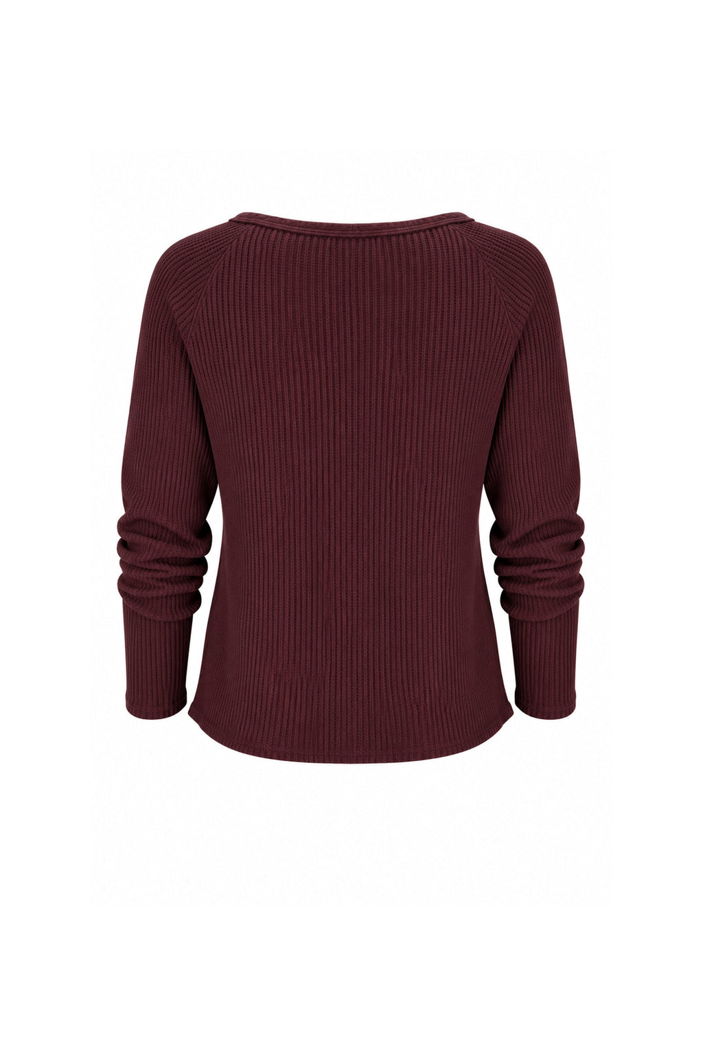 Jules Waffle Knit Organic Cotton V-Neck Pullover