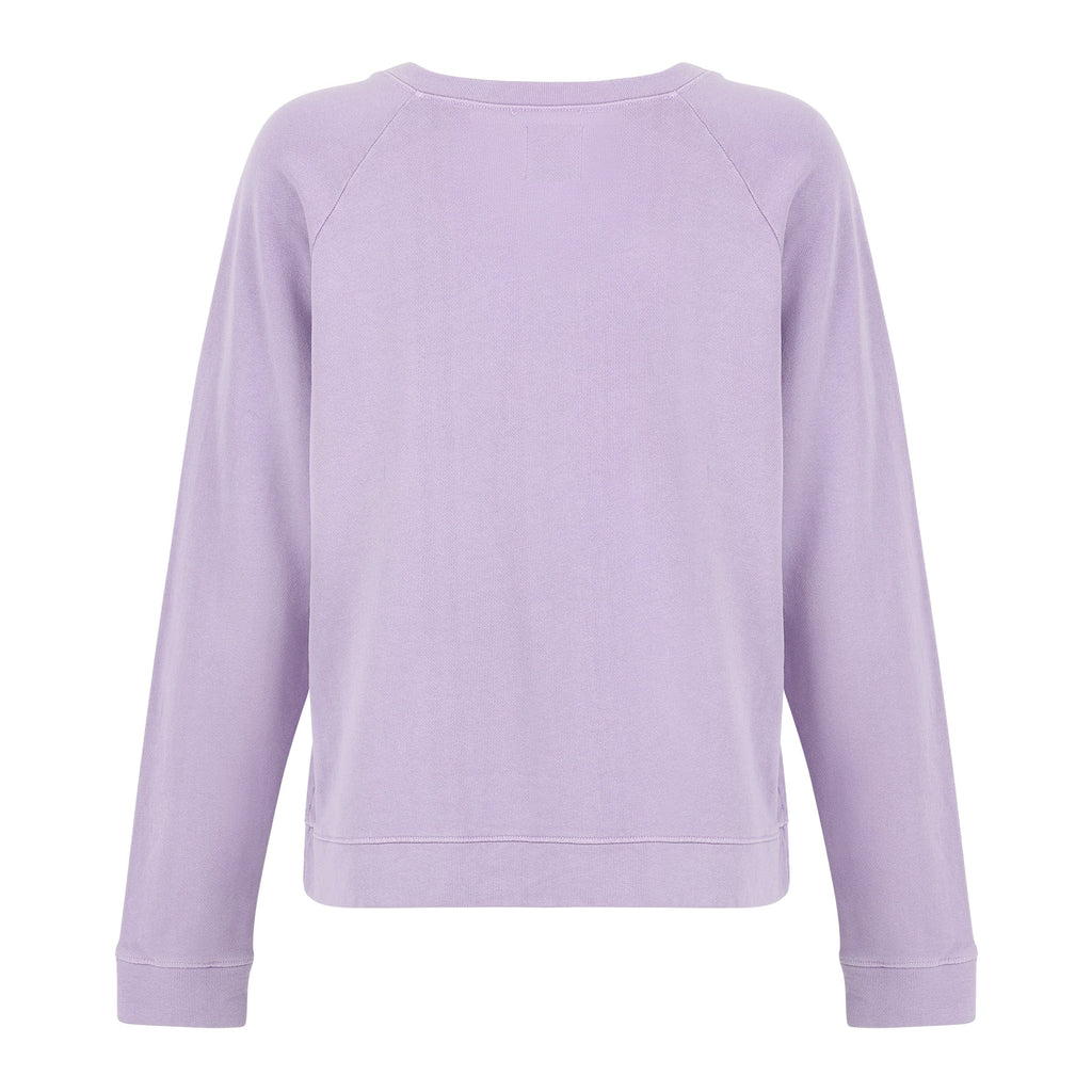 Melody Everyday Organic Cotton Pullover Sweatshirt - Lavender