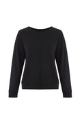 Melody Everyday Organic Cotton Pullover Sweatshirt - Black
