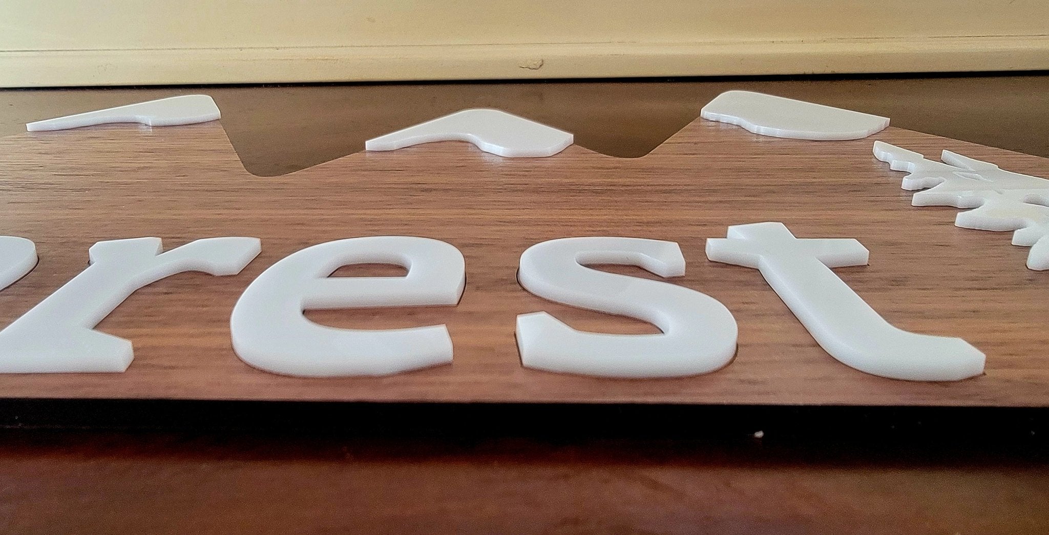 Mountains Personalized sign