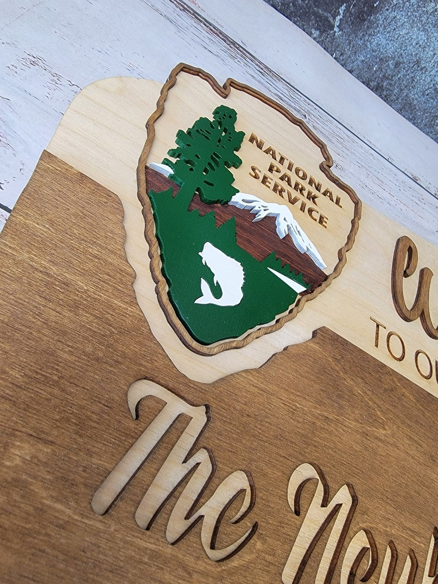 National Park Service Welcome Sign