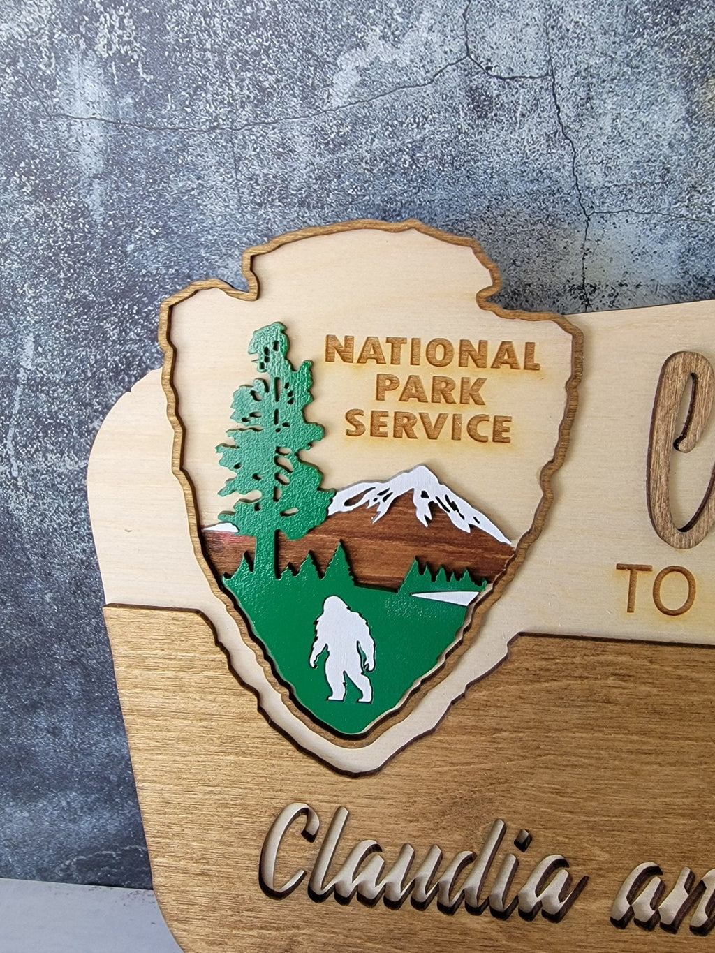 National Park Service Welcome Sign