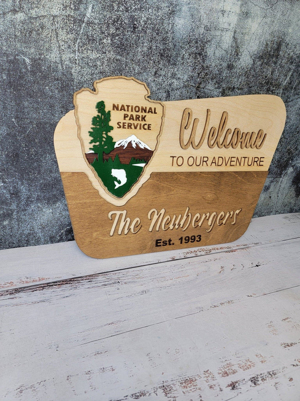 National Park Service Welcome Sign