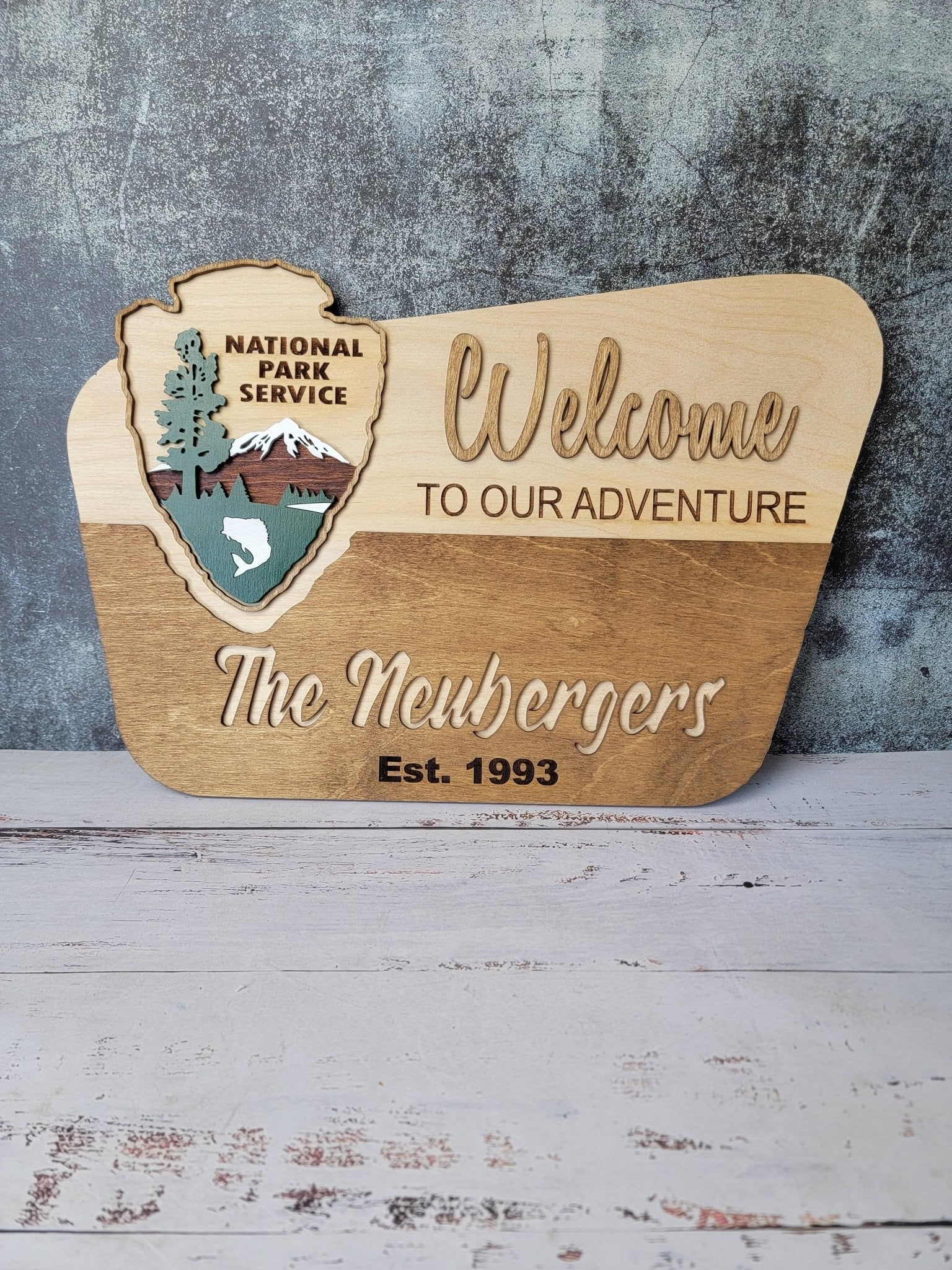 National Park Service Welcome Sign