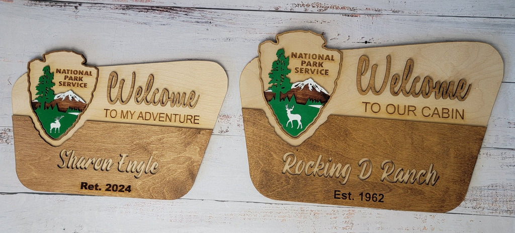 National Park Service Welcome Sign