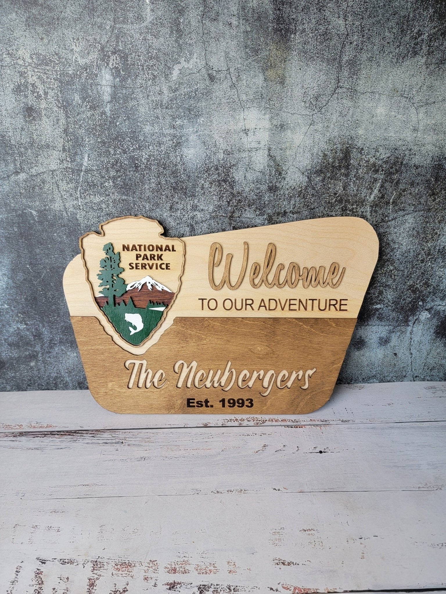 National Park Service Welcome Sign