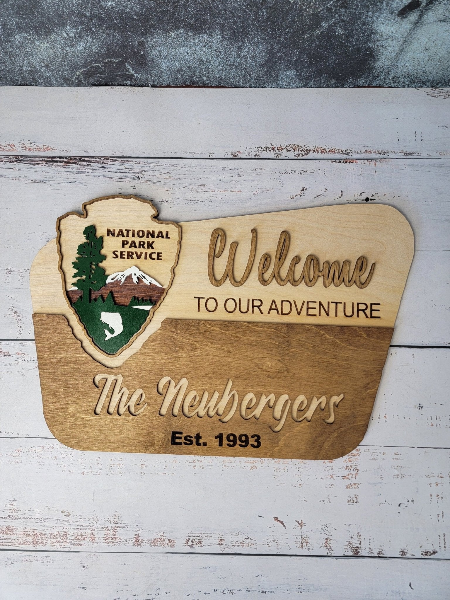 National Park Service Welcome Sign