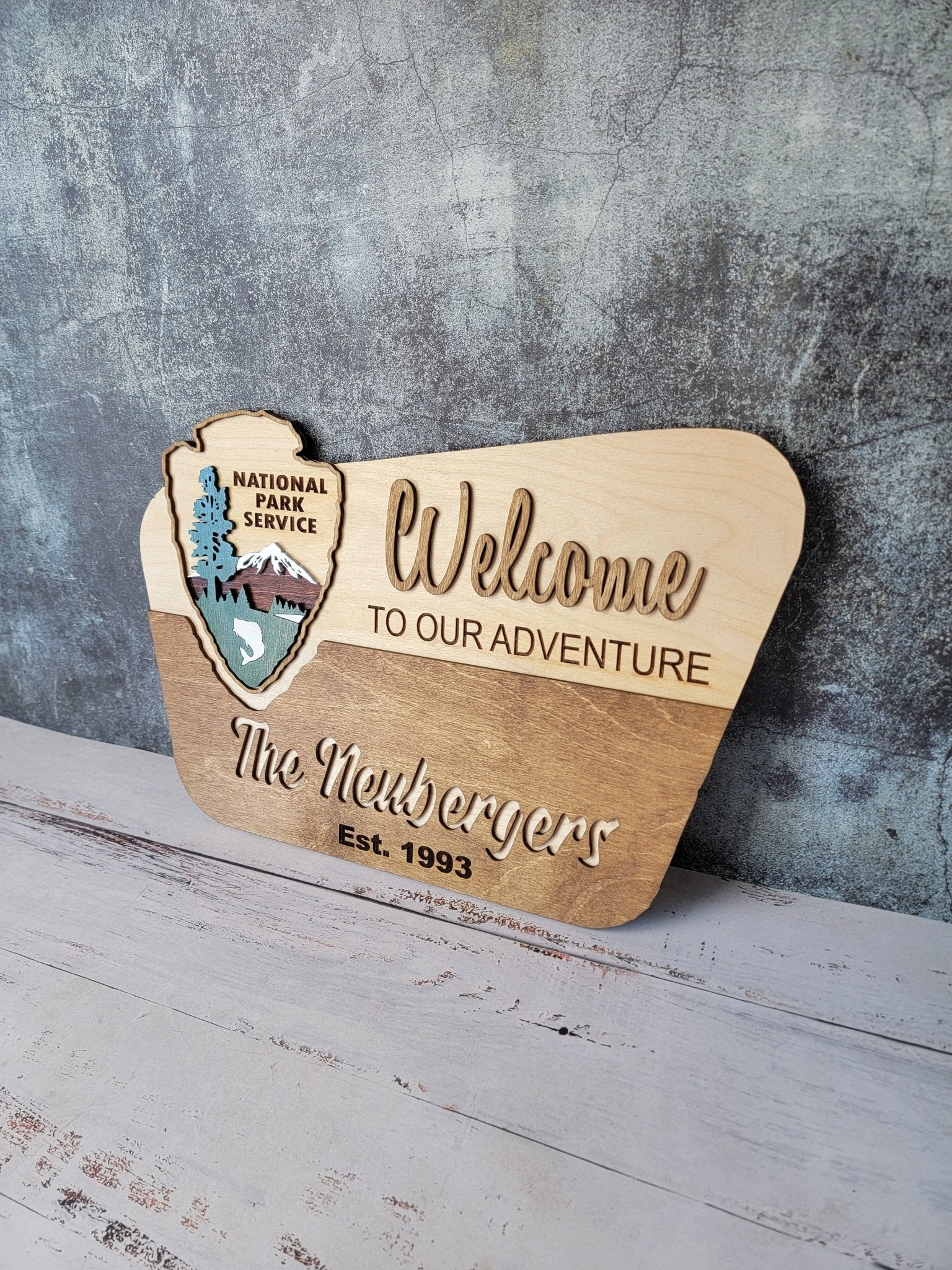 National Park Service Welcome Sign