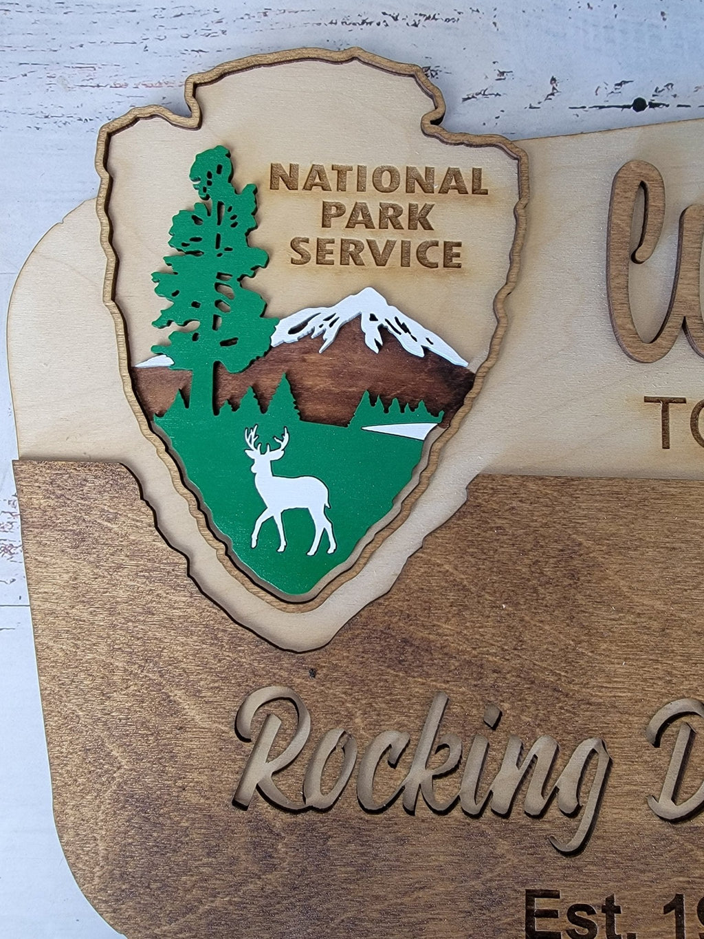 National Park Service Welcome Sign