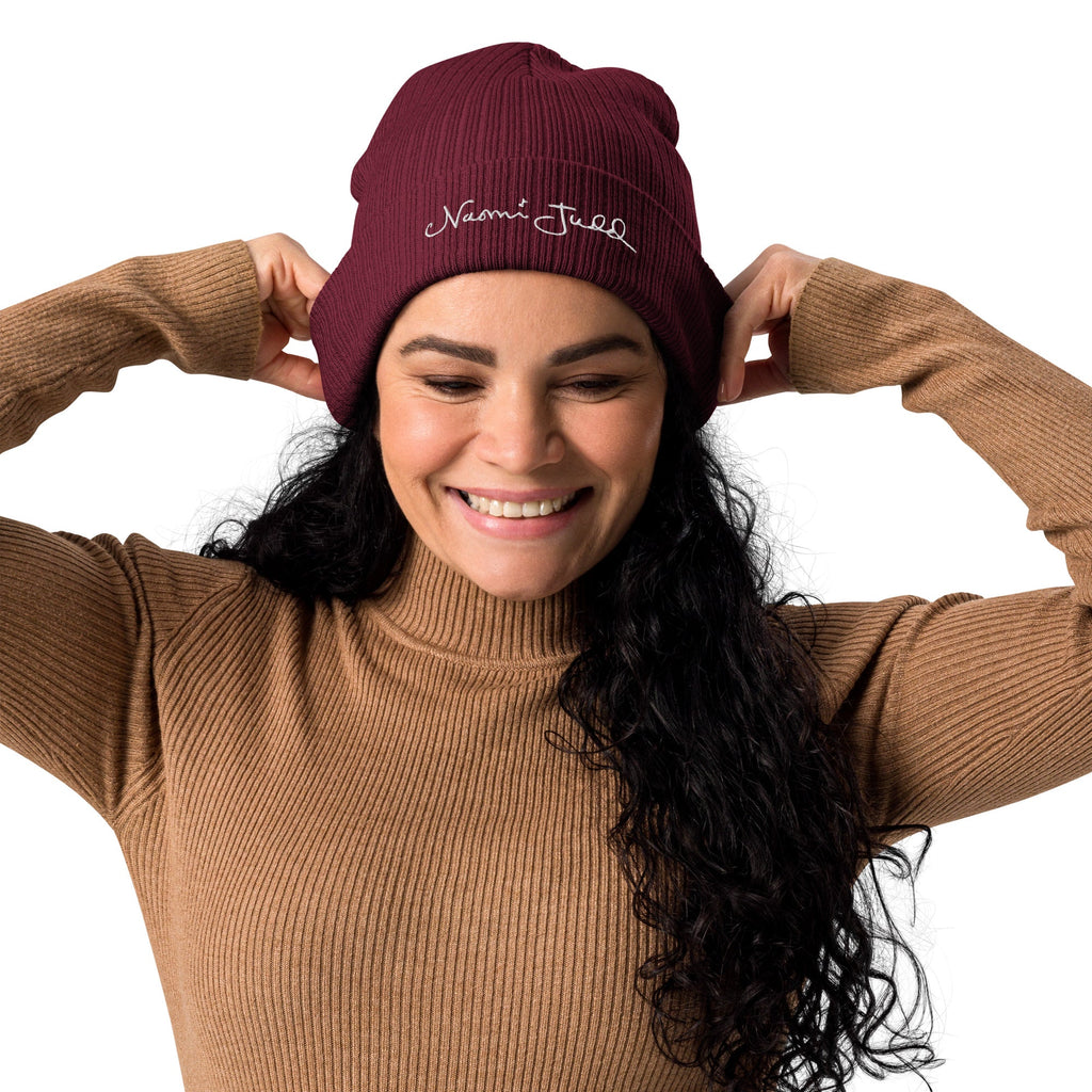 Signature Organic Ribbed Beanie