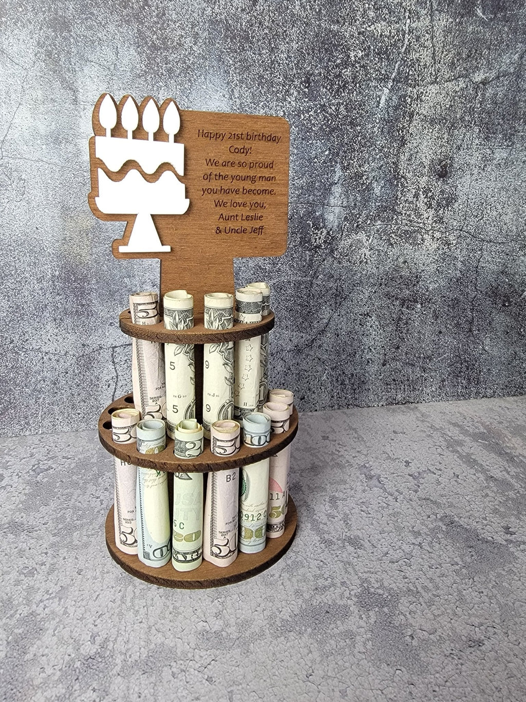 Personalized Birthday Money Holder