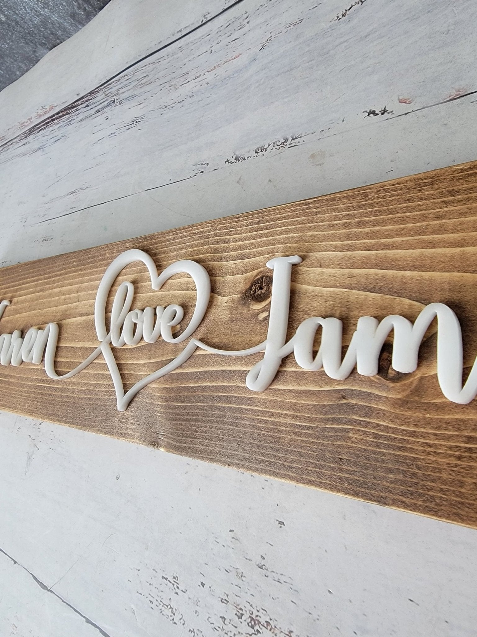 Personalized Couples Name Pallet Sign