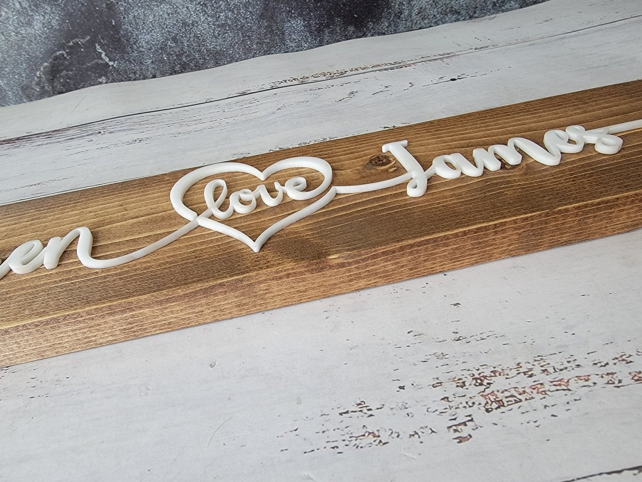 Personalized Couples Name Pallet Sign