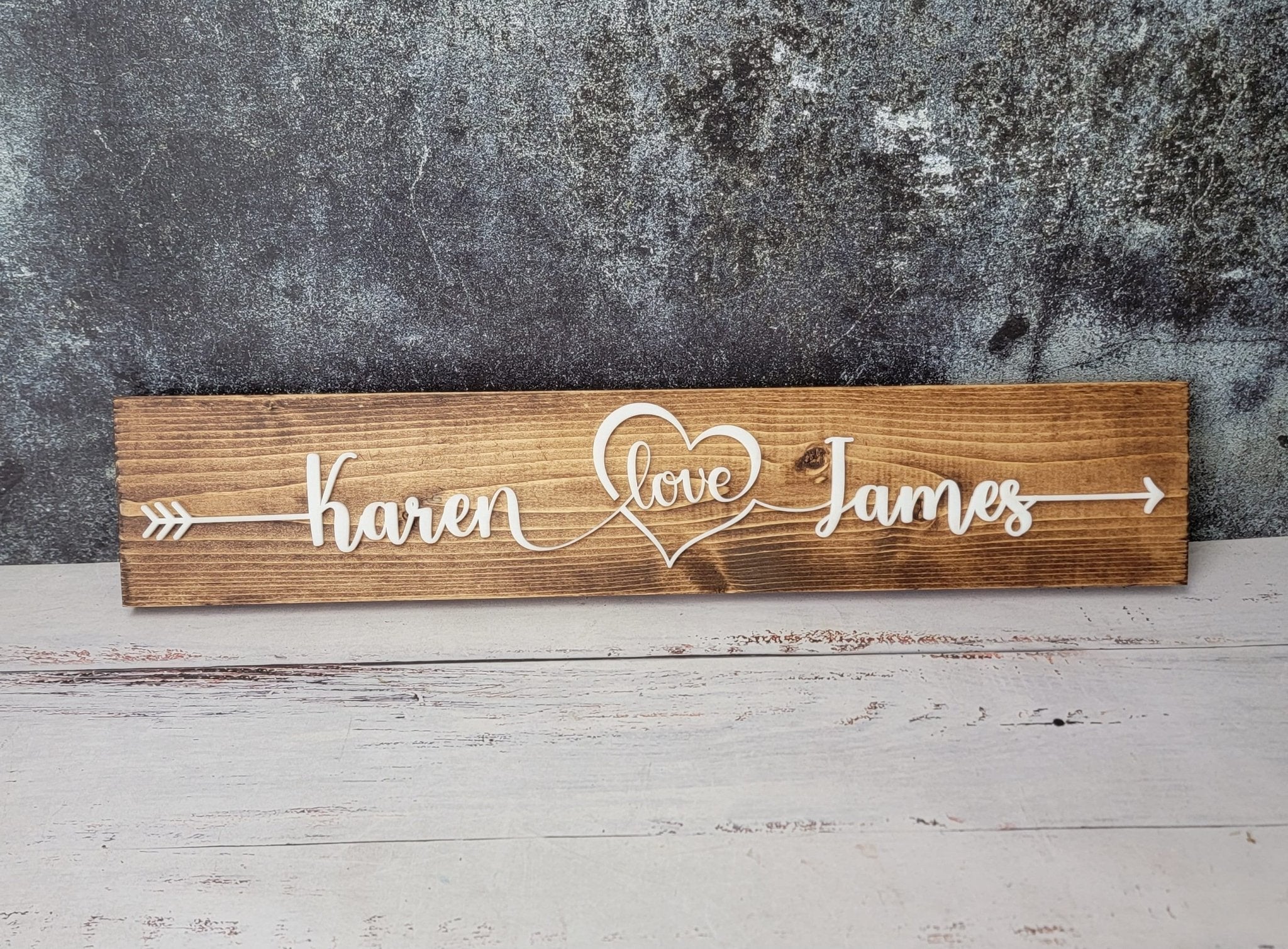 Personalized Couples Name Pallet Sign