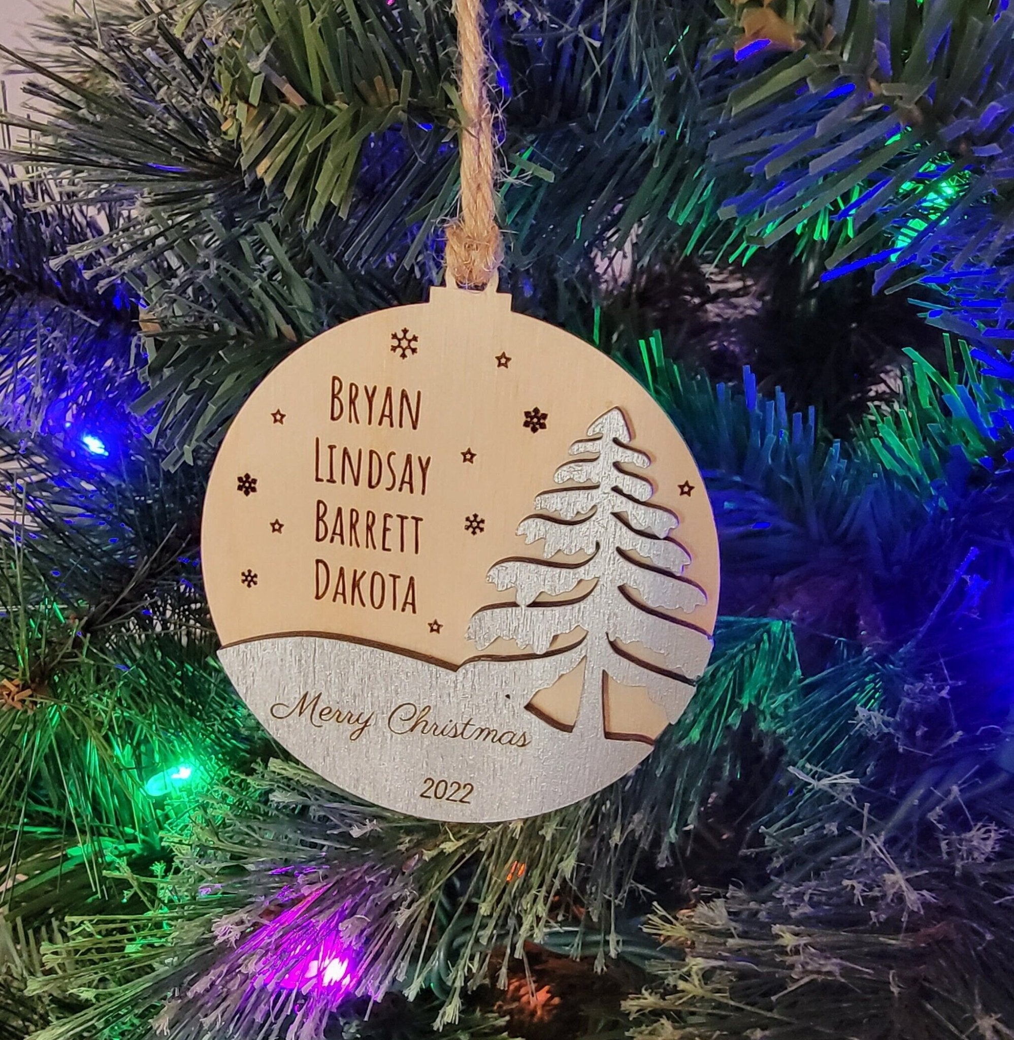 2025 Family Ornament Winter Edition