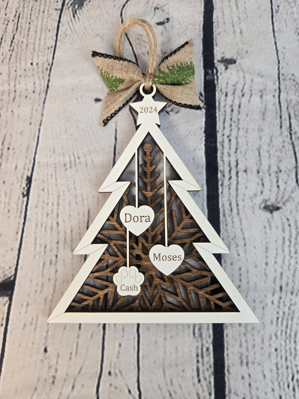 Personalized Family Tree Ornament