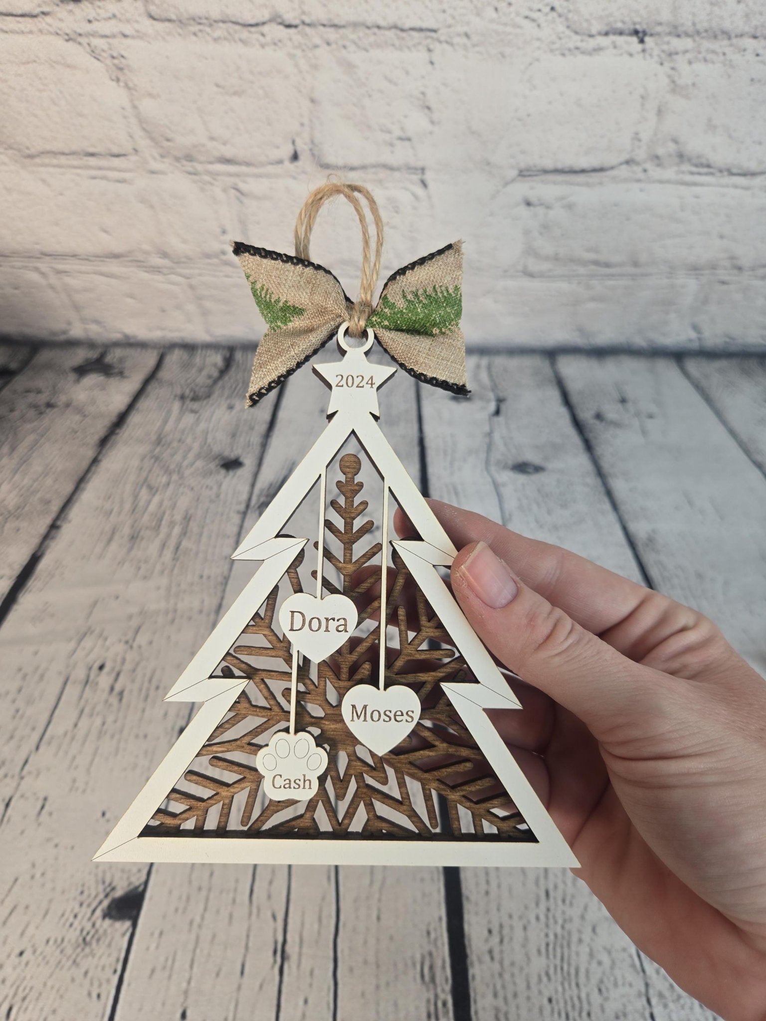 Personalized Family Tree Ornament