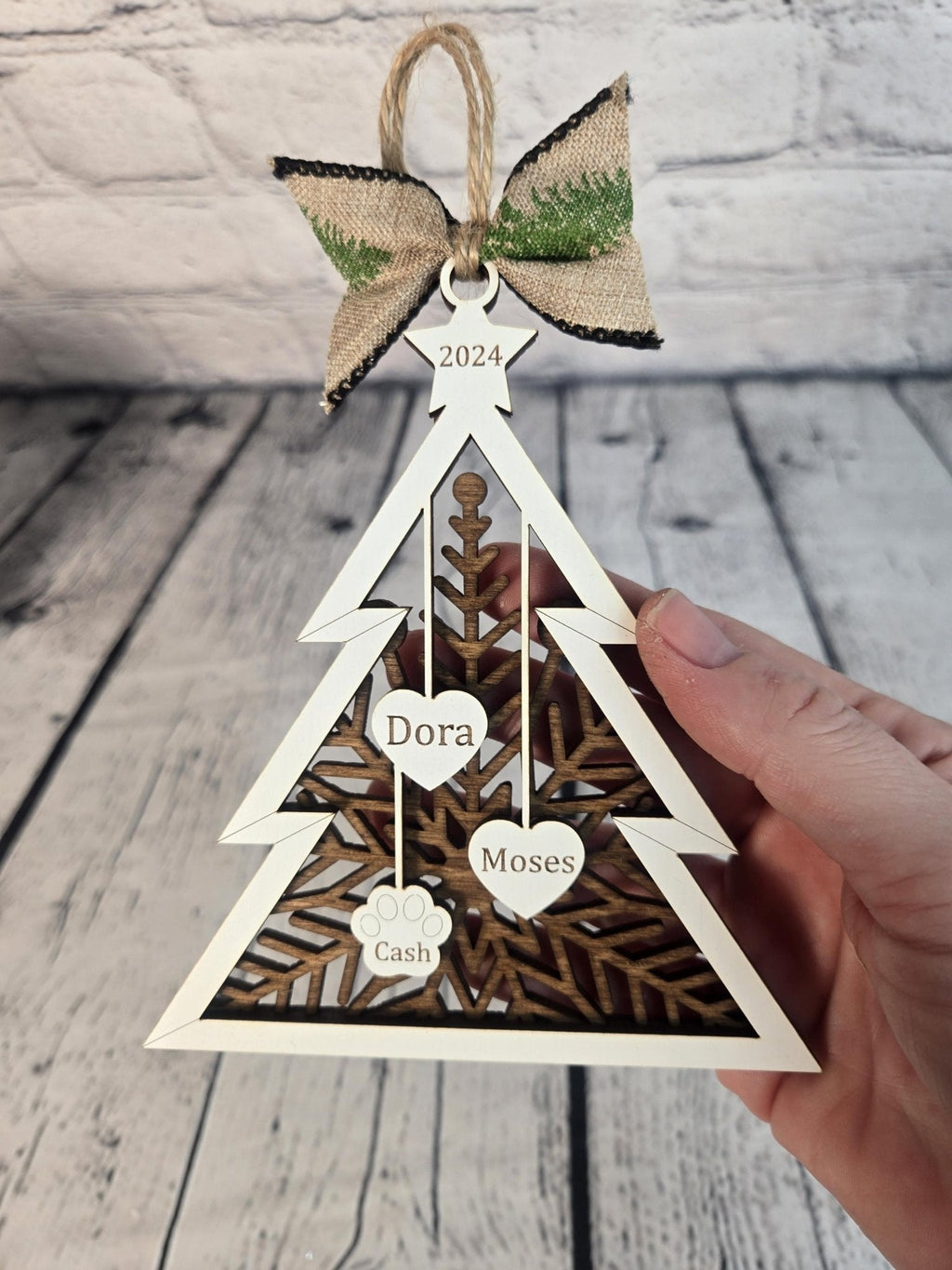 Personalized Family Tree Ornament