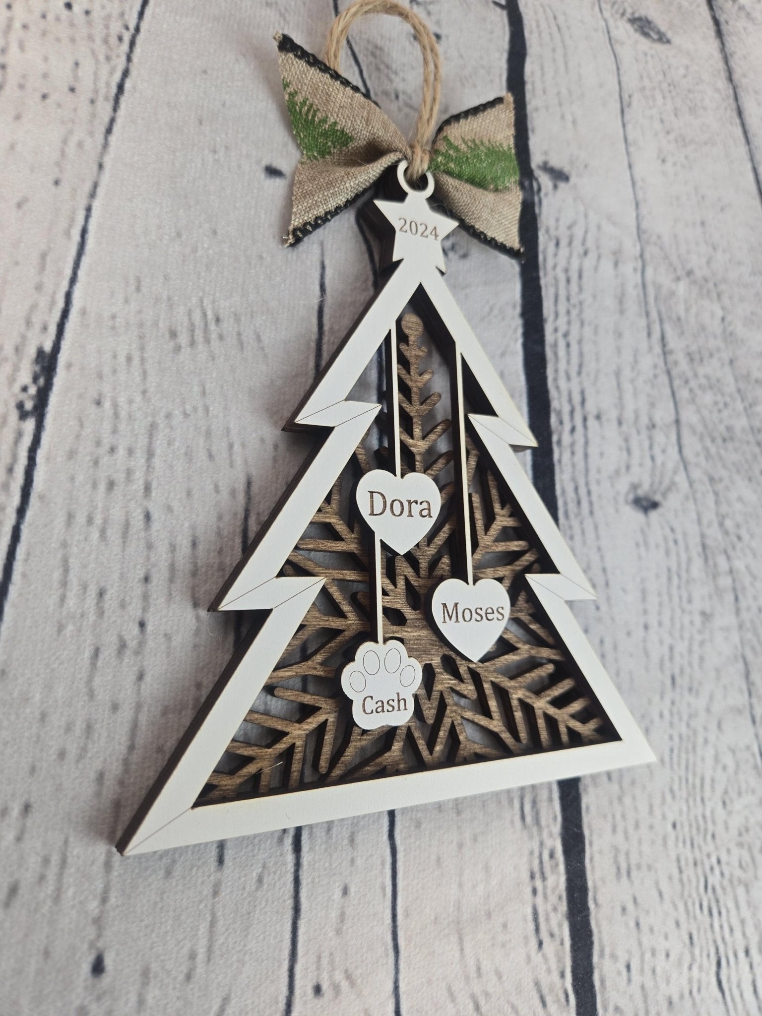 Personalized Family Tree Ornament